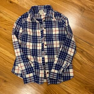 Llbean plaid flannel